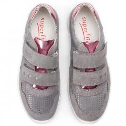 Chaussures Basses Sneakers SUPERFIT - 8-00187-44 S Smoke Kombi Gris -Superfit Soldes 0000201025727 06 wj