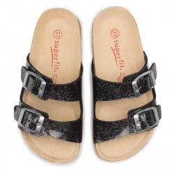 Mules Et Sandales Mules / Sandales De Bain Superfit - 8-00111-01 M Schwarz Kombi Noir -Superfit Soldes 0000201558140 4 pp