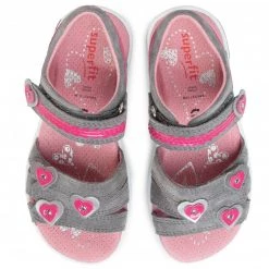 Mules Et Sandales Sandales SUPERFIT - 6-06133-25 M Hellgrau/Rosa Gris -Superfit Soldes 0000206934987 05 kt