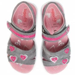 Mules Et Sandales Sandales Superfit - 6-06133-25 D Hellgrau/Rosa Gris -Superfit Soldes 0000206935021 05 kt 1