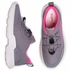 Chaussures Basses Sneakers Superfit - 6-06213-26 D Hellgrau/Rosa Gris -Superfit Soldes 0000206936271 05 ks
