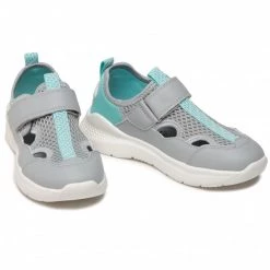 Chaussures Basses Superfit - 1-000311-2010 S Grau/Grun Gris -Superfit Soldes 0000208246545 07 ki