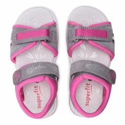 Mules Et Sandales Sandales SUPERFIT - 1-606127-2510 S Hellgrau/Rosa Gris -Superfit Soldes 0000208248358 06 rz