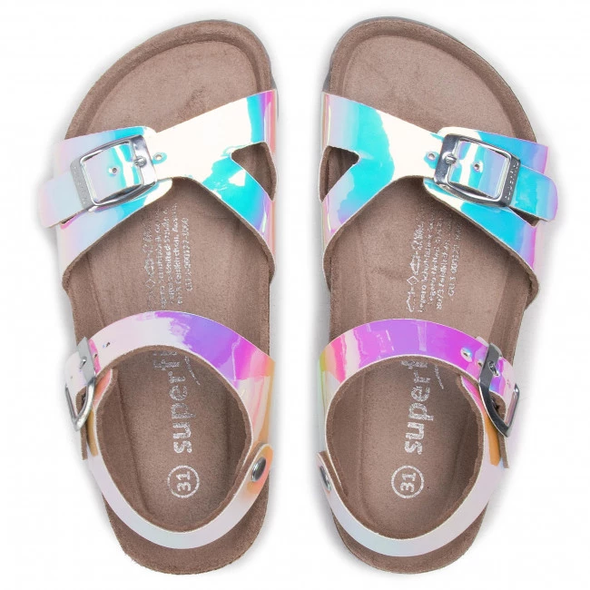 Mules Et Sandales Sandales SUPERFIT - 1-000127-1000 S Irisierend Blanc 8 Mules Et Sandales Sandales SUPERFIT - 1-000127-1000 S Irisierend Blanc – Image 6