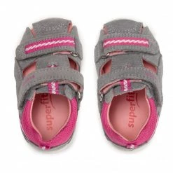 Mules Et Sandales Sandales SUPERFIT - 6-00036-25 Grau/Rosa Gris -Superfit Soldes 0000208887182 06 bs kopia