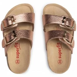 Mules Et Sandales Mules / Sandales De Bain SUPERFIT - 1-800111-9000 M Bronze Rose -Superfit Soldes 0000208887700 04 pl