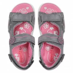 Mules Et Sandales Sandales Superfit - 6-06128-25 M Hellgrau/Rosa Gris -Superfit Soldes 0000208888004 06 rz