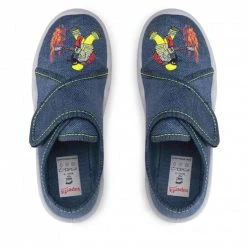 Mules Et Sandales Chaussons SUPERFIT - 0-800298-8000 Blau Bleu Marine -Superfit Soldes 0000209072983 07 pl 1