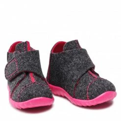 Mules Et Sandales Chaussons SUPERFIT - 0-800293-0200 M Schwarz Kombi Gris -Superfit Soldes 0000209277678 07 rz