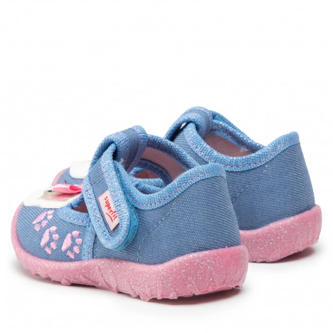 Mules Et Sandales Chaussons Superfit - 1-009256-8040 Blau/Rosa Bleu 5 Mules Et Sandales Chaussons Superfit - 1-009256-8040 Blau/Rosa Bleu – Image 3