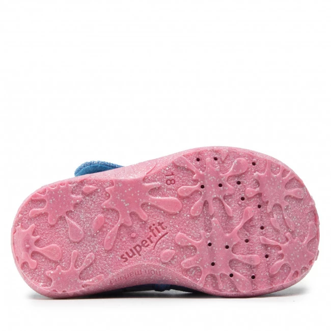 Mules Et Sandales Chaussons Superfit - 1-009256-8040 Blau/Rosa Bleu 6 Mules Et Sandales Chaussons Superfit - 1-009256-8040 Blau/Rosa Bleu – Image 4