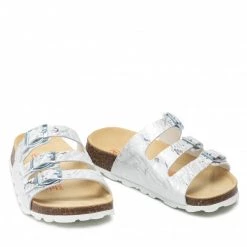 Mules Et Sandales Mules / Sandales De Bain Superfit - 1-800113-9010 S Weiss/Silber Argent -Superfit Soldes 0000300444863 08 ph