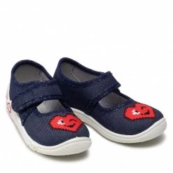 Mules Et Sandales Chaussons SUPERFIT - 1-800288-8030 M Blau/Rot Bleu Marine -Superfit Soldes 0000300445372 03 fp