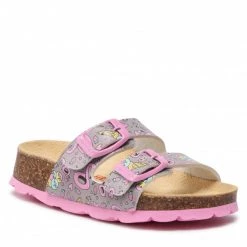 Mules Et Sandales Mules / Sandales De Bain SUPERFIT - 1-800111-2070 M Grau/Rosa Gris