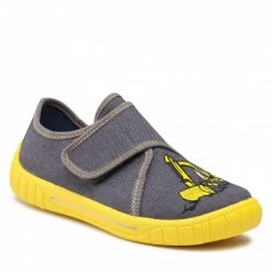 Mules Et Sandales Chaussons Superfit - 1-800278-2030 S Grau/Gelb Gris