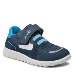Chaussures Basses Sneakers SUPERFIT - 1-006195-8030 D Blau/Türkis Bleu Marine