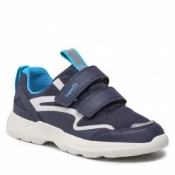 Chaussures Basses Sneakers Superfit - 1-006206-8000 D Blau/Turkis Bleu Marine