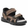 Mules Et Sandales Sandales Superfit - 1-00018-7000 M Grun/Schwarz Marron -Superfit Soldes 01 0000300728284 rz