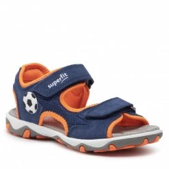 Mules Et Sandales Sandales Superfit - 1-009469-8010 D Blau/Orange Bleu Marine, Multicolore