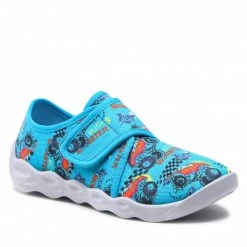 Mules Et Sandales Chaussons SUPERFIT - 1-006273-8400 S Blau/Mehrfarbig Turquoise