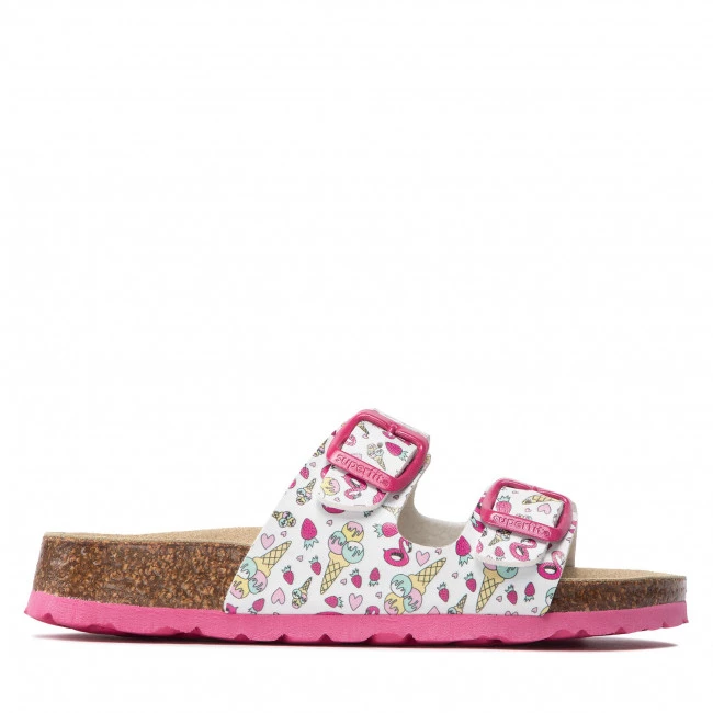 Mules Et Sandales Mules / Sandales De Bain Superfit - 1-800111-1030 S Weiss/Pink Blanc 4 Mules Et Sandales Mules / Sandales De Bain Superfit - 1-800111-1030 S Weiss/Pink Blanc – Image 2