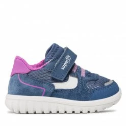 Chaussures Basses Sneakers Superfit - 1-006195-8040 M Blau/Lila Bleu Marine -Superfit Soldes 02 0000300509197 rz