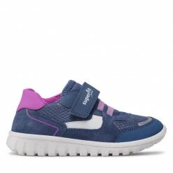 Chaussures Basses Sneakers Superfit - 1-006195-8040 S Blau/Lila Bleu Marine -Superfit Soldes 02 0000300509203 rz