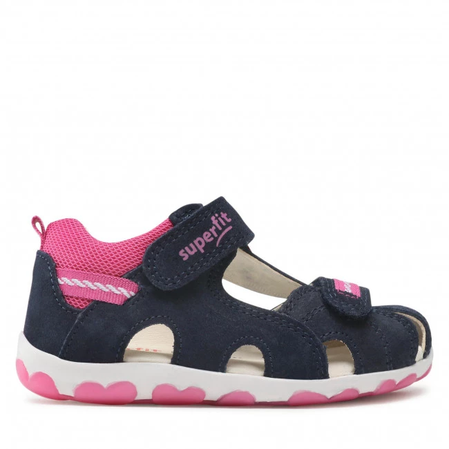 Mules Et Sandales Sandales Superfit - 1-600036-8000 S Blau/Rosa Bleu Marine, Multicolore 4 Mules Et Sandales Sandales Superfit - 1-600036-8000 S Blau/Rosa Bleu Marine, Multicolore – Image 2