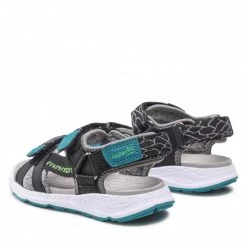 Mules Et Sandales Sandales Superfit - 1-000580-0000 M Schwarz/Grun Noir -Superfit Soldes 03 0000300496497 rz