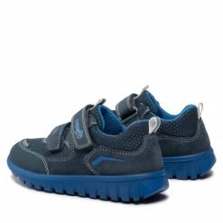 Chaussures Basses Sneakers Superfit - 1-006194-8040 S Blau/Hellblau Bleu Marine -Superfit Soldes 03 0000300496664 ks