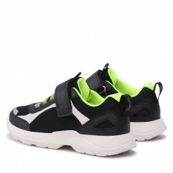 Chaussures Basses Sneakers Superfit - 1-000211-0010 D Schwarz/Gelb Noir -Superfit Soldes 03 0000300507827 rz