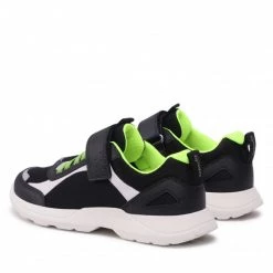 Chaussures Basses Sneakers Superfit - 1-000211-0010 DD Schwarz/Gelb Noir -Superfit Soldes 03 0000300507834 rz