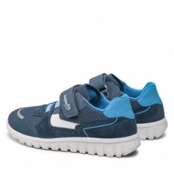 Chaussures Basses Sneakers SUPERFIT - 1-006195-8030 D Blau/Türkis Bleu Marine -Superfit Soldes 03 0000300509180 rz