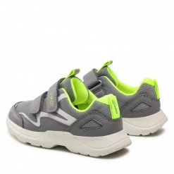Chaussures Basses Sneakers Superfit - 1-006206-2500 S Hellgrau/Gelb Gris -Superfit Soldes 03 0000300509234 rz