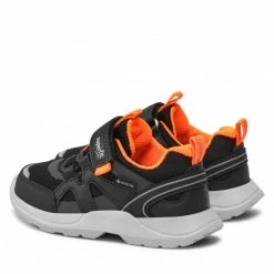 Chaussures Basses Sneakers Superfit - GORE-TEX 1-006219-0010 M Schwarz/Orange Noir -Superfit Soldes 03 0000300509371 rz