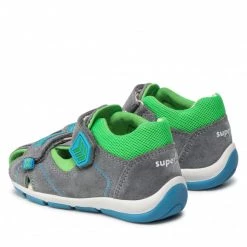 Mules Et Sandales Sandales SUPERFIT - 1-609145-2520 S Hellgrau/Grun Gris -Superfit Soldes 03 0000300511510 rz