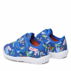 Mules Et Sandales Chaussons Superfit - 1-009246-8050 Blau/Mehrfarbig Bleu -Superfit Soldes 03 0000300700532 rz