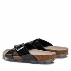 Mules Et Sandales Mules / Sandales De Bain Superfit - 1-000130-0000 S Schwarz/Silber Noir -Superfit Soldes 03 0000300727959 rz