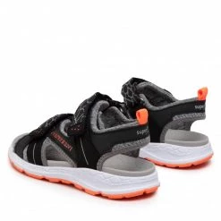 Mules Et Sandales Sandales Superfit - 1-000581-0000 M Schwarz/Orange Noir, Multicolore -Superfit Soldes 03 0000300728581 mk