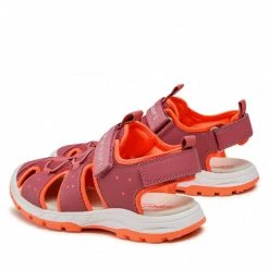 Mules Et Sandales Sandales SUPERFIT - 1-009027-5500 D Pink/Orange Rose -Superfit Soldes 03 0000300729410 rz