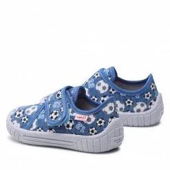 Mules Et Sandales Chaussons SUPERFIT - 1-000279-8400 M Blau/Mehrfarbig Bleu -Superfit Soldes 03 0000301549604 rz