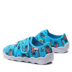 Mules Et Sandales Chaussons SUPERFIT - 1-006273-8400 S Blau/Mehrfarbig Turquoise -Superfit Soldes 03 0000301550426 rz