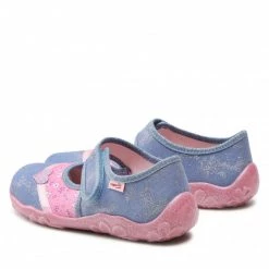Mules Et Sandales Chaussons Superfit - 1-800284-8400 S Blau/Rosa Bleu -Superfit Soldes 03 0000301556336 rz