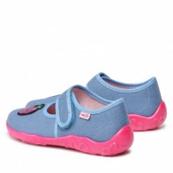 Mules Et Sandales Chaussons Superfit - 1-000280-8030 S Blau/Pink Bleu -Superfit Soldes 04 0000300444542 rz