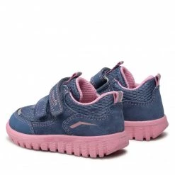 Chaussures Basses Sneakers Superfit - 1-006194-8060 M Blau/Rosa Bleu Marine, Rose -Superfit Soldes 04 0000300508985 rz