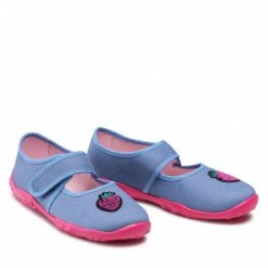 Mules Et Sandales Chaussons Superfit - 1-000280-8030 D Blau/Pink Bleu -Superfit Soldes 05 0000300444443 rz
