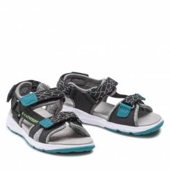 Mules Et Sandales Sandales Superfit - 1-000580-0000 M Schwarz/Grun Noir -Superfit Soldes 05 0000300496497 rz