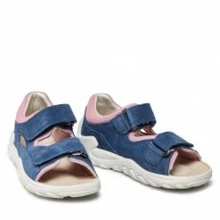 Mules Et Sandales Sandales Superfit - 1-000033-8000 S Blau/Rosa Bleu Marine -Superfit Soldes 05 0000300507438 rz