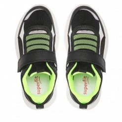 Chaussures Basses Sneakers Superfit - 1-000211-0010 S Schwarz/Gelb Noir -Superfit Soldes 05 0000300507810 rz