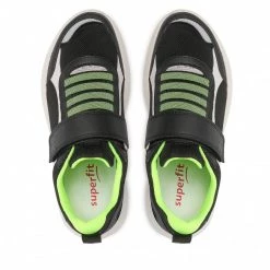 Chaussures Basses Sneakers Superfit - 1-000211-0010 DD Schwarz/Gelb Noir -Superfit Soldes 05 0000300507834 rz